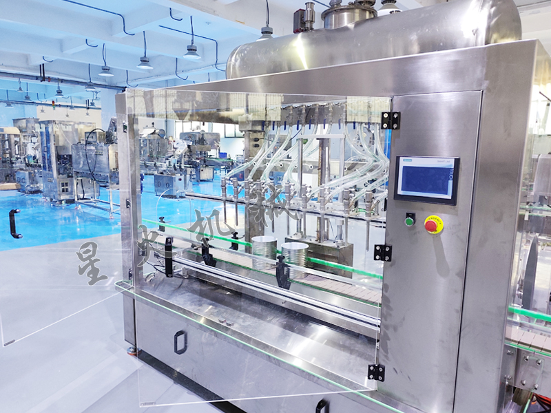 糖蒜醋液體食品灌裝機(jī)的定量精準(zhǔn)灌裝和稱(chēng)重傳感器有很大的關(guān)系