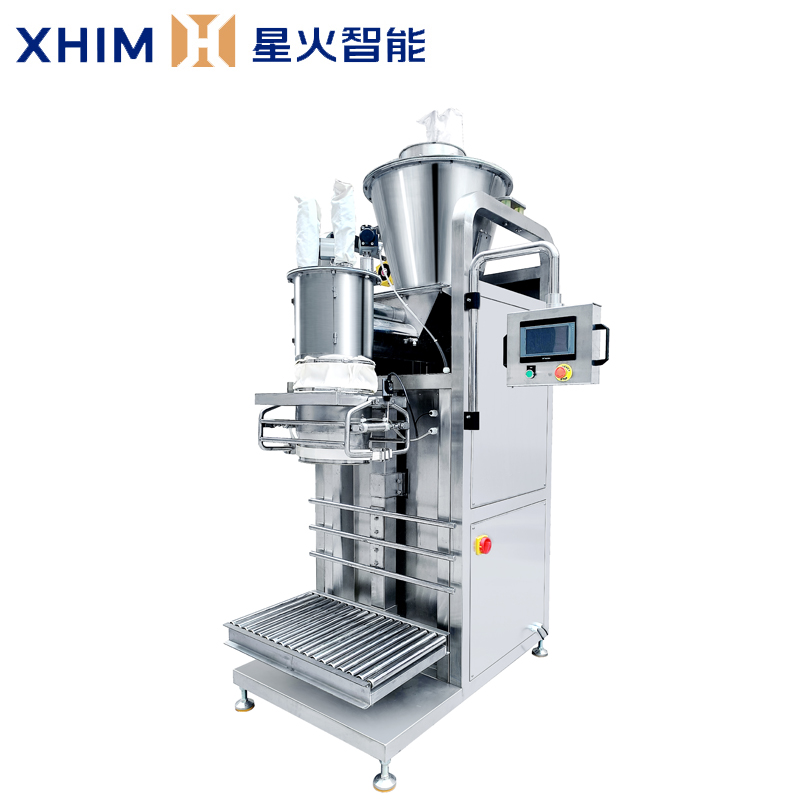 大袋粉劑自動包裝機(jī)-25公斤全脂奶粉包裝機(jī)